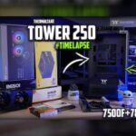 Cop – PC BUILD TIME LAPSE – Thermaltake The Tower 250 BLACK (7500F + 7800XT)