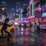 GTA 6, nuovo leak da 14 minuti di gameplay: Cyberleek colpisce ancora Cop - GTA 6, nuovo leak da 14 minuti di gameplay Cyberleek colpisce ancora