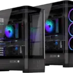 Cop - Endorfy Aquarius 8000 nuovi case PC panoramici con vetro curvo e airflow avanzato