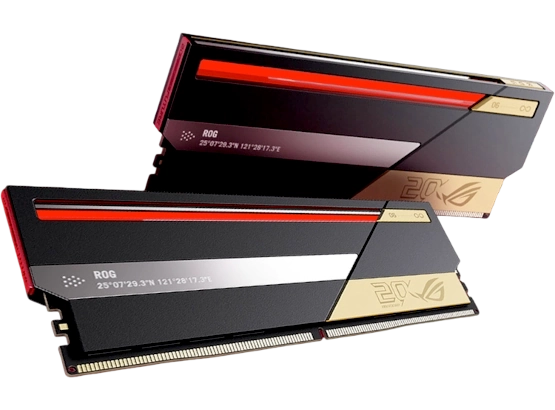 Asus debutta nel mercato RAM enthusiast con ROG DDR5 RGB Edition 20 ...