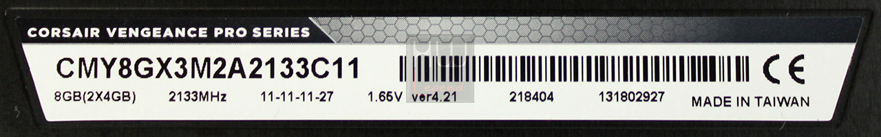 corsair_vengeance_pro_2133_8GB_moduli_etichetta