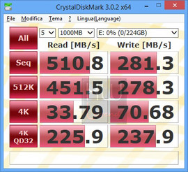 ssd2go_pro_240gb_diskmark_non_comprimibili_esataII