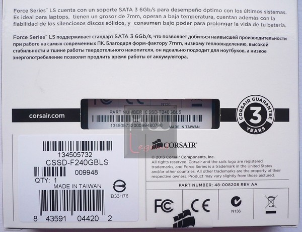 011-corsair-force-ls-ssd-240gb-foto-confezione-retro-verifica-seriale