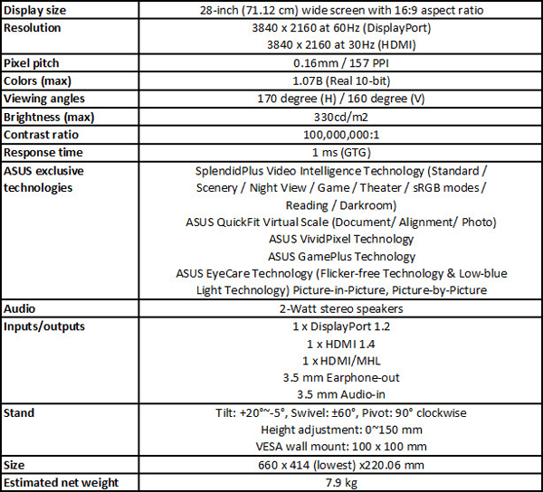 ASUS_PB287Q_-_specifiche