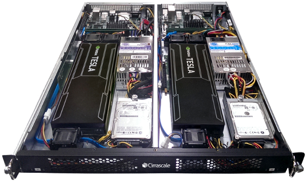 Cirrascale_RM1905D_with_NVIDIA_Tesla_K20_GPU_FrontView