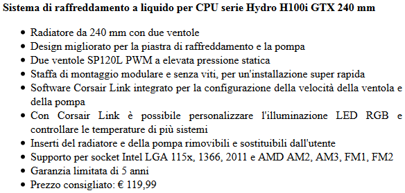Specifiche_Corsair_Hydro_H100i_GTX_e_H80i_GT