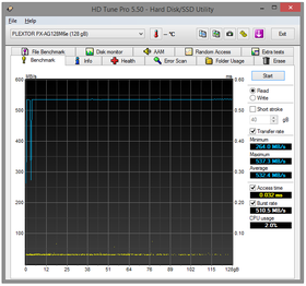 053-plextor-m6e-128gb-ssd-pcie-screen-hdtune-bench-read-disco-vuoto