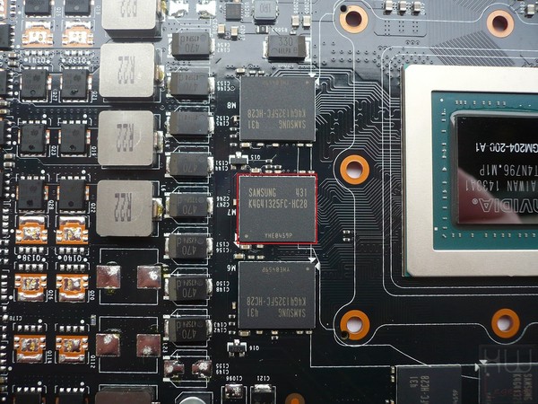091-inno3d-gtx970-ichill-foto-scheda-pcb-modulo-gddr5