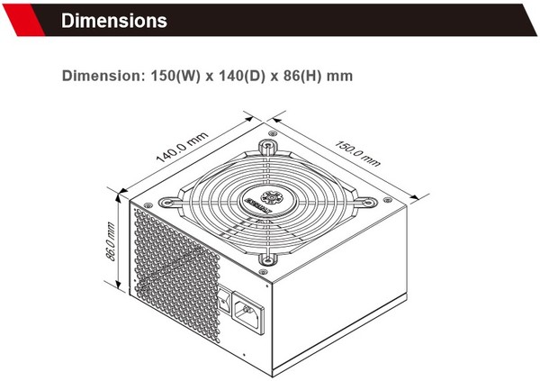 Enermax_MAXPRO_700_-_dimensioni