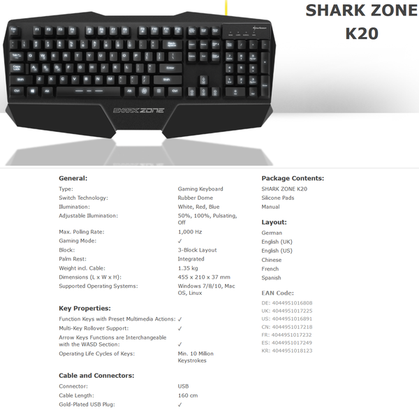 015-sharkoon-k20-lista-specifiche-dichiarate
