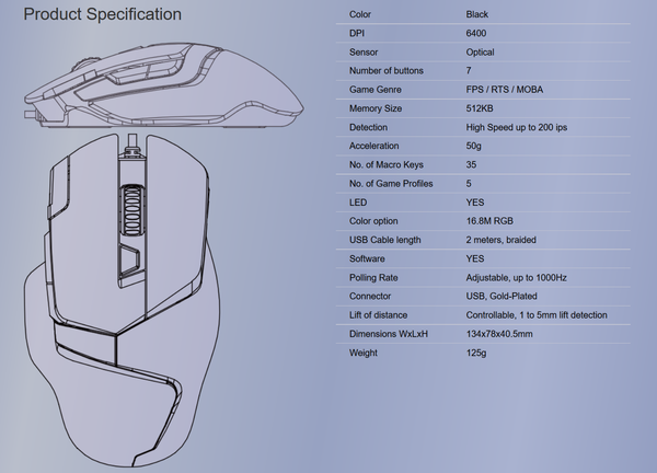 026-tesoro-ascalon-spectrum-mouse-specifiche-dichiarate