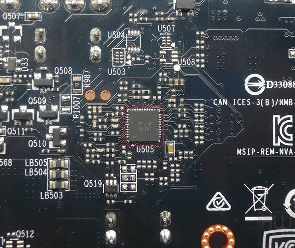 096-inno3d-gtx1080-ichill-foto-scheda-PCB-circuiteria-controller