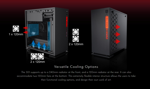 018-inwin-301-specifiche-case-ventole-integrazione-liquid-cooling