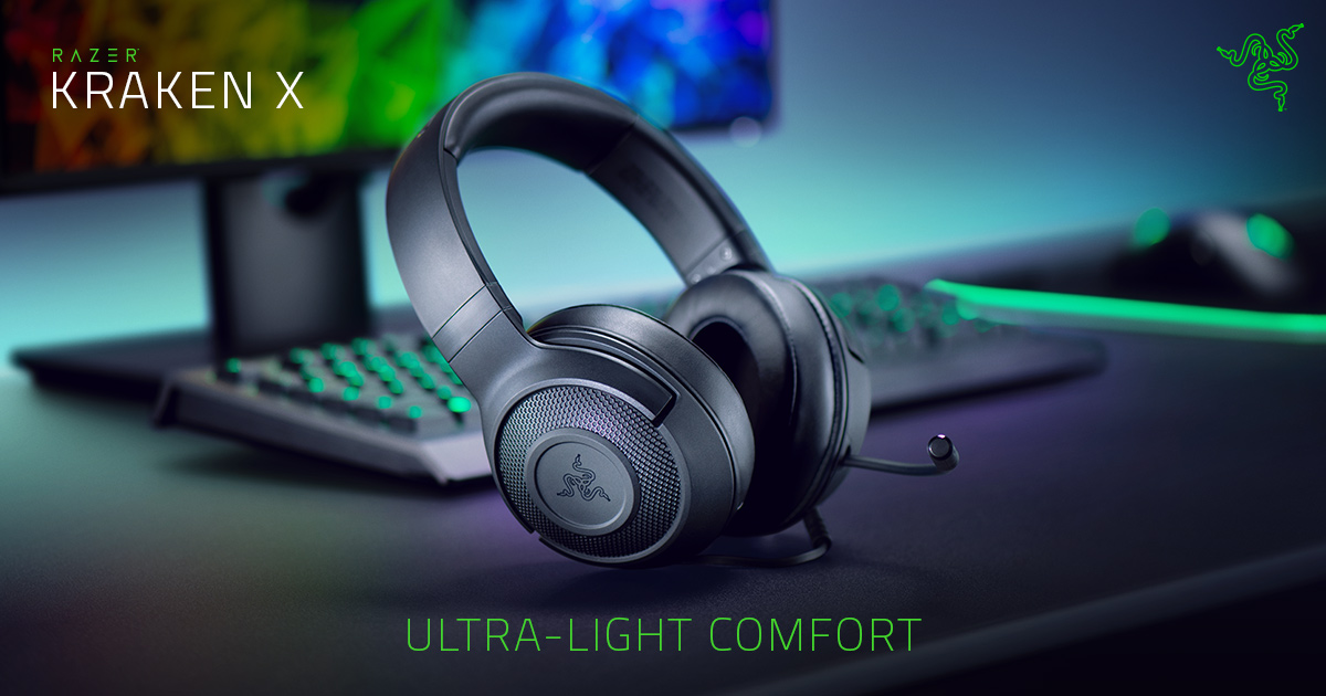 Razer Kraken X: Massimo comfort per un'esperienza gaming senza limiti - HW  Legend