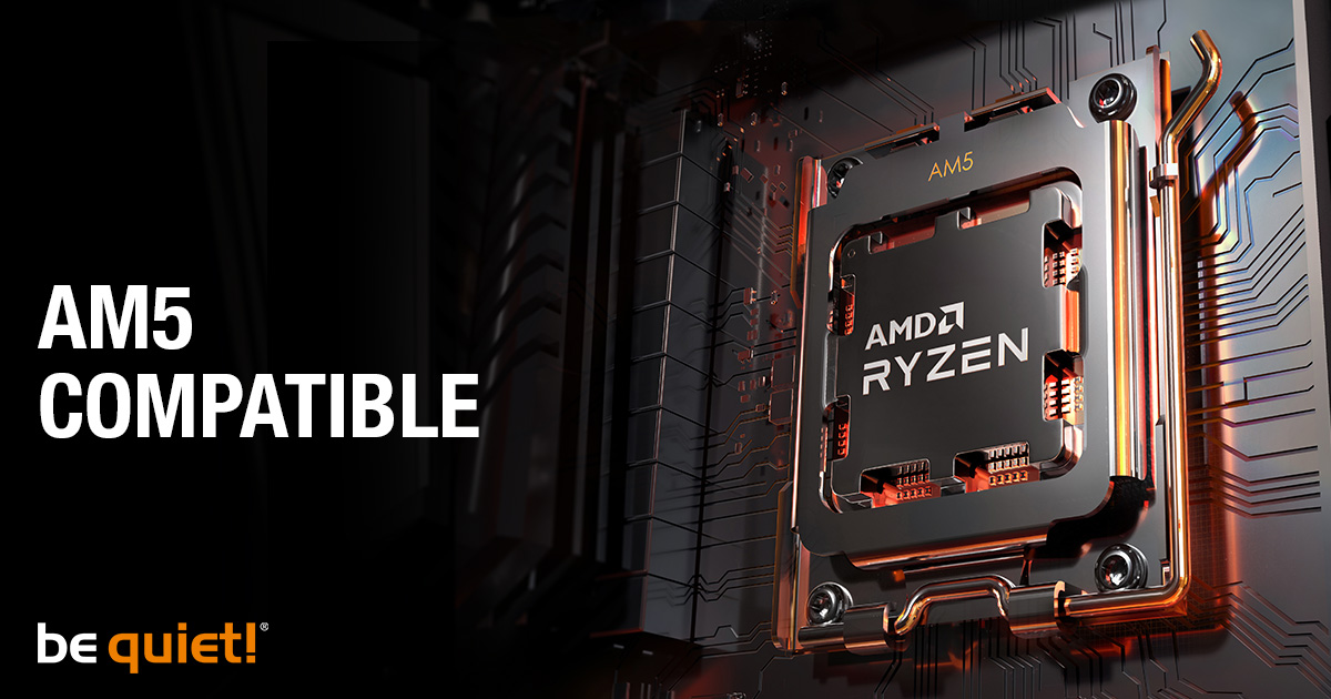 be quiet! annuncia la compatibilità della CPU AMD Socket AM5 - HW Legend