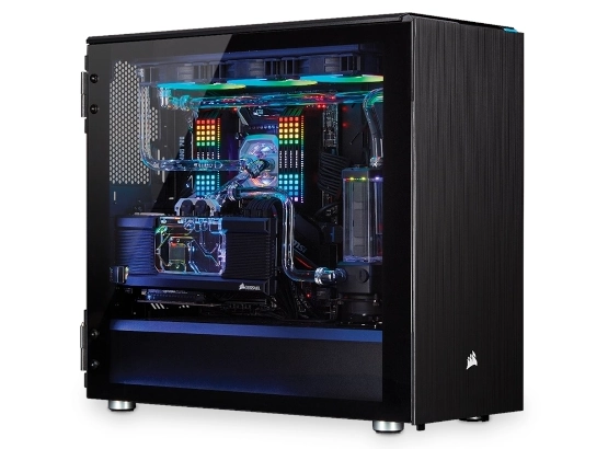 Corsair Hydro Series XG3 RGB Hybrid – Waterblock Ibrido Per AMD Radeon 7900XT/XTX, Nero, Multicolor - copertina