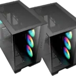 Cop - Sharkoon Steel Shark case ATX dual-chamber con ARGB e supporto BTF